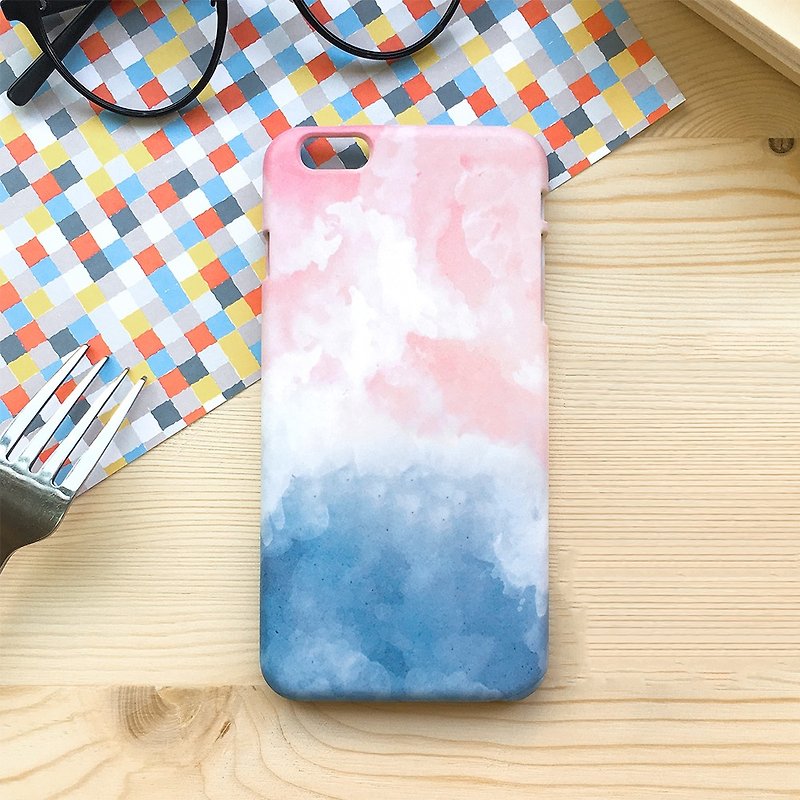 Quiet Clouds (iPhone.Samsung Samsung, HTC, Sony.ASUS mobile phone case cover) - Phone Cases - Plastic Pink