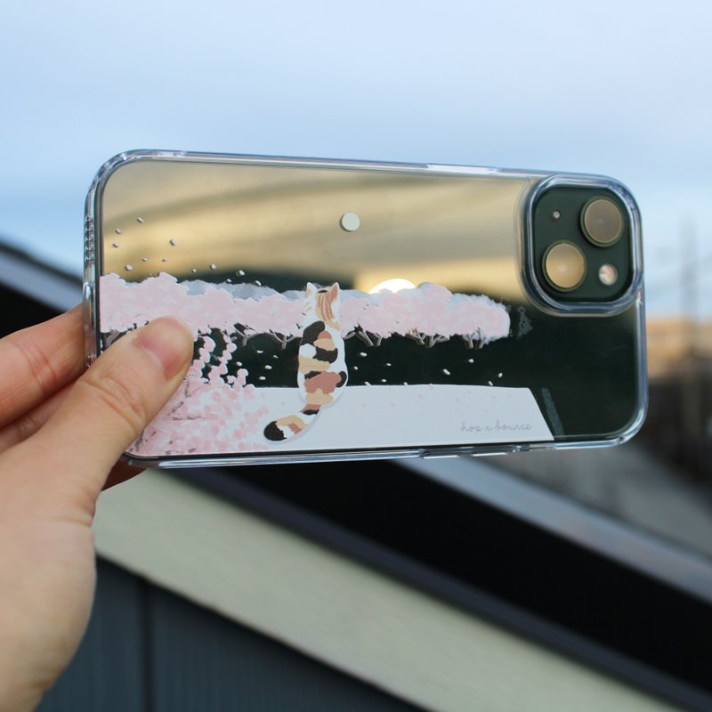 貓咪 透明防摔手機殼 (支援全系列 iPhone) - 手機殼/手機套 - 塑膠 