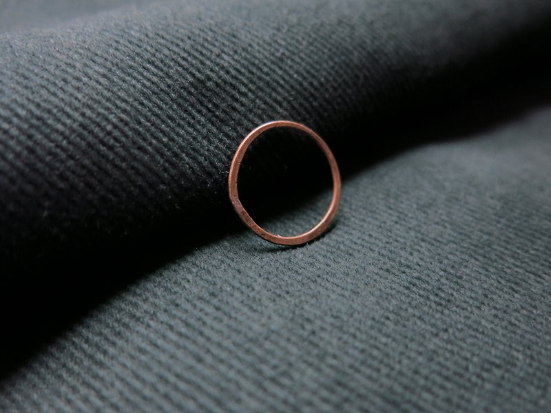 Customize your future small line ring - แหวนทั่วไป - ทองแดงทองเหลือง สีทอง