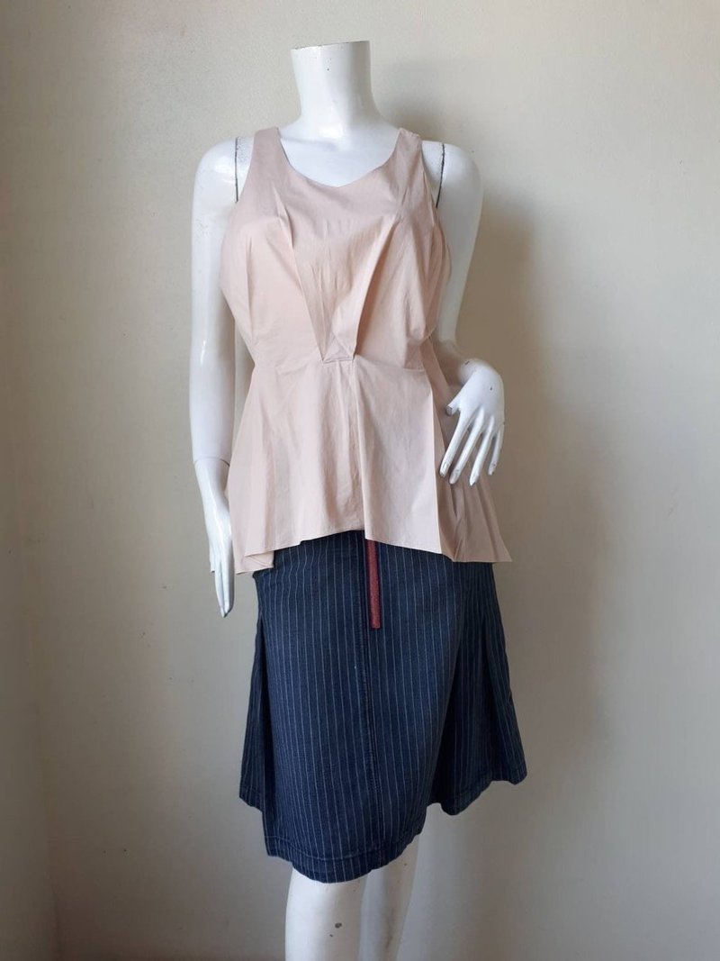 Vintage Jill Sander top Size 42 Made in Italyinches inches - 女上衣/長袖上衣 - 棉．麻 粉紅色