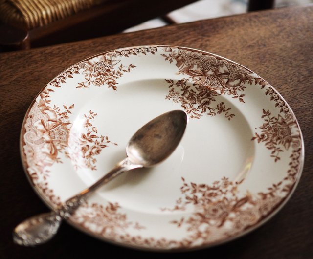 フランスヴィンテージ　南仏ヴァロリス　ディナープレート フランスヴィンテージ 南仏ヴァロリス ディナープレート