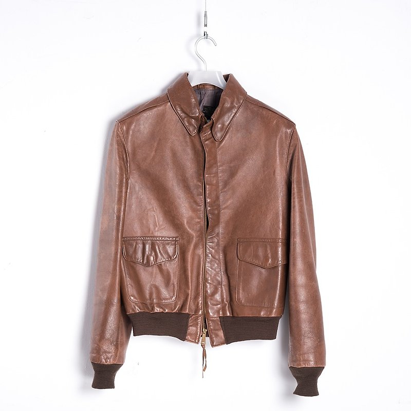 USAAF A-2 flight jacket - Men's Coats & Jackets - Genuine Leather Brown