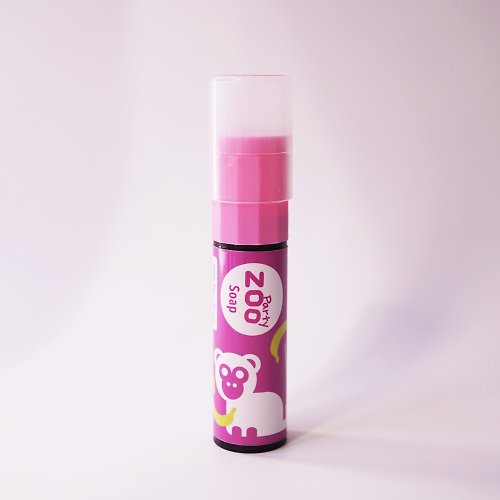 Lily35 頂級有機美妝 / ZOO設計師兒童指甲油 櫻桃紅小猴吃香蕉 | ZOO 抗菌滋潤香氛口袋肥皂 ( 攜帶型 )