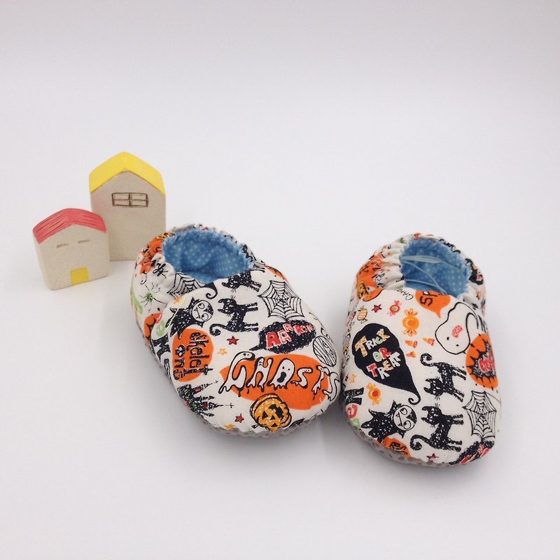 Halloween Carnival - Toddler Shoes / Baby Shoes / Baby Shoes - Baby Shoes - Cotton & Hemp Orange
