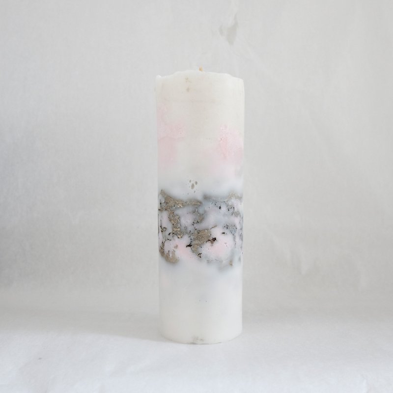 S ekai / World Candle (Large) - Candles & Candle Holders - Wax Pink