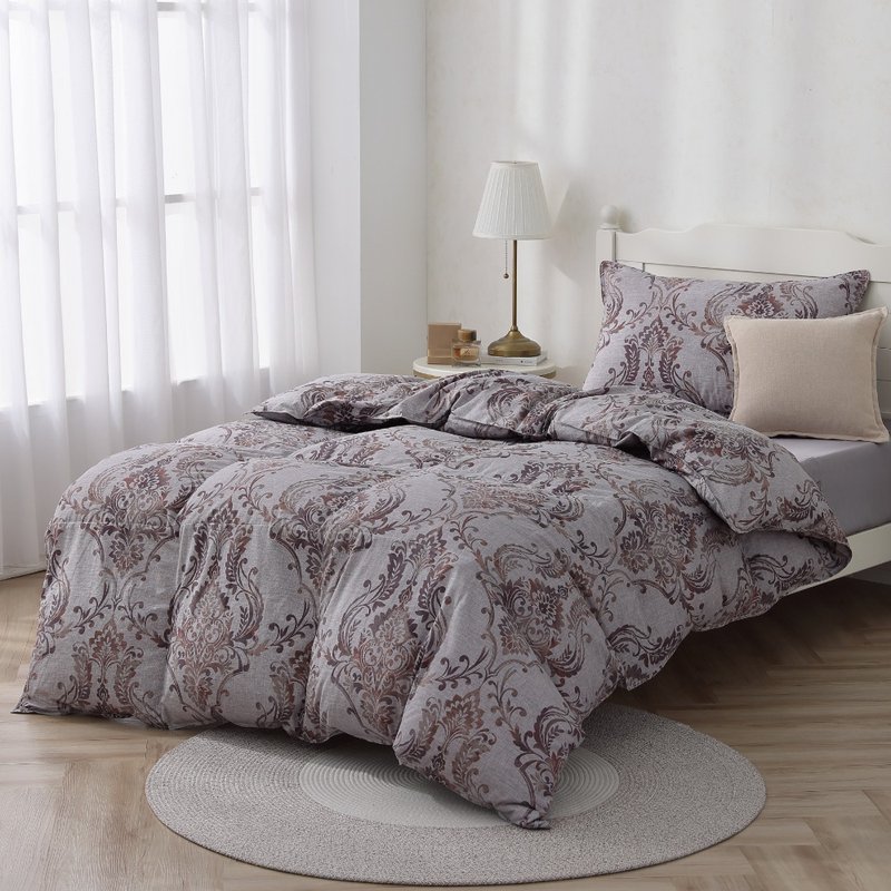 Double/Winter Moon Duvet/Good Storage, Machine Washable, No Duvet Cover, Super Warm-Classic Brown - ผ้าห่ม - ขนของสัตว์ปีก 