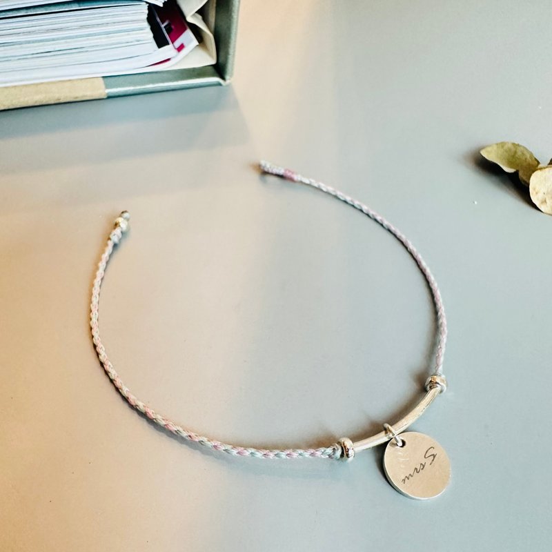 Ultra-fine two-color braided hand rope l Lucky rope l Four-strand ...