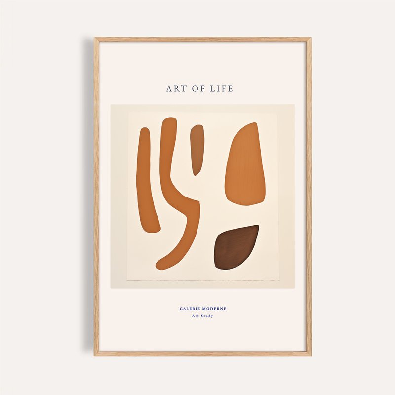 形態片語 Formed Fragments / 當代版畫抽象掛畫 畫芯 海報 - 海報/掛畫/掛布 - 紙 