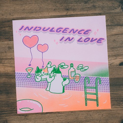 黑白小姐 MEOWSIC CLUB 專輯封面海報-Indulgence in Love