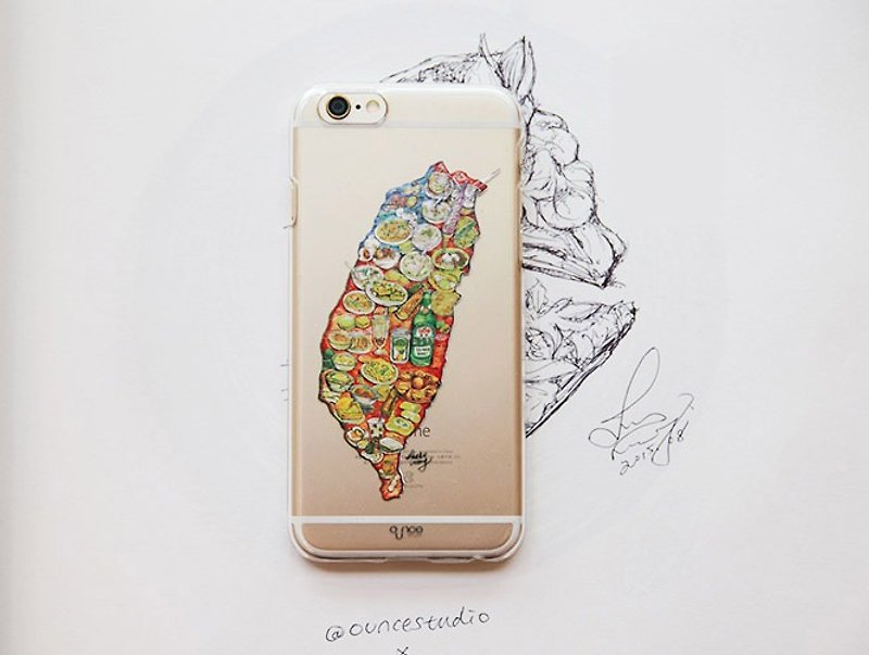 Taiwan Food Map Phone Case - Other - Plastic 
