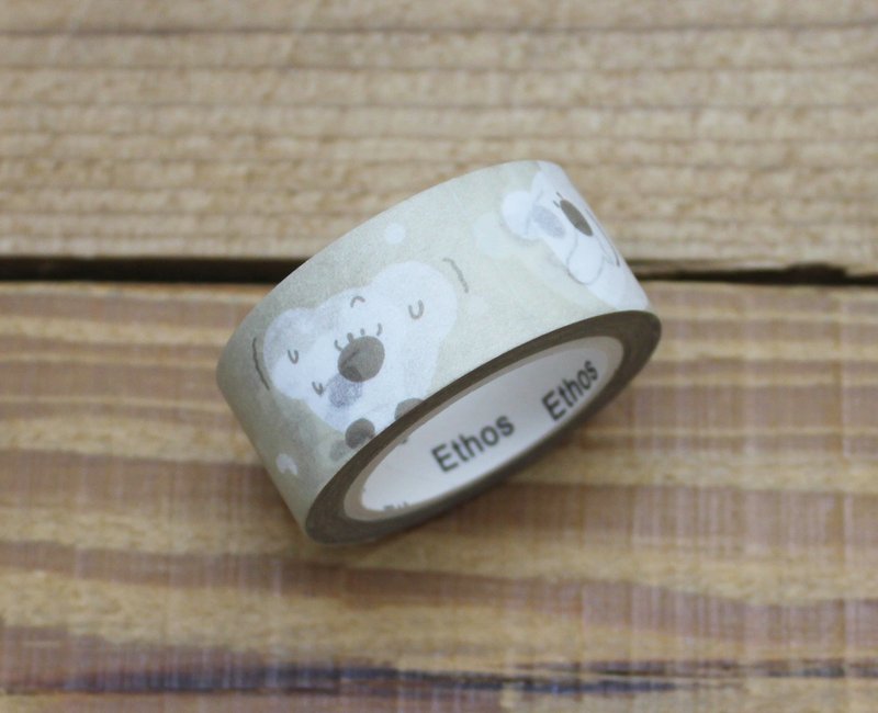 【紙膠帶】 黑田桑2CM寬紙膠帶(卡其)02020 - 紙膠帶/和紙/PET - 紙 卡其色