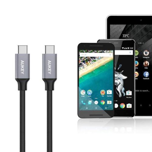 AUKEY品牌館 AUKEY Type-C to Type-C 2M 充電線 (CB-CD6)
