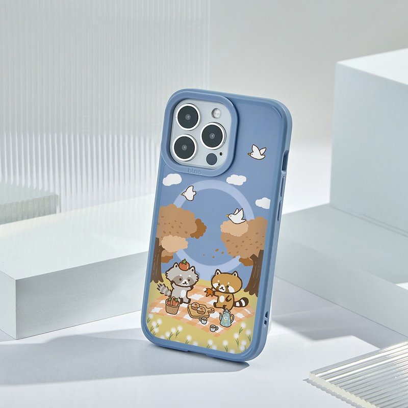 浣熊菓子屋秋日野餐峽谷強悍MagSafe iPhone手機殼 - 手機殼/手機套 - 矽膠 多色