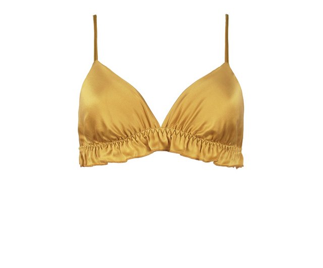 Loving & Pretty Silky yellow lingerie set