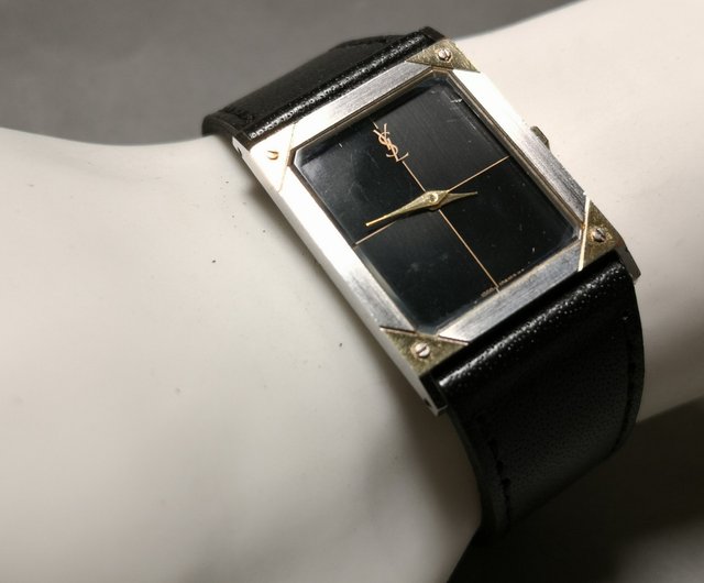 YSL Saint Laurent 1990s classic unisex watch quartz watch fashion