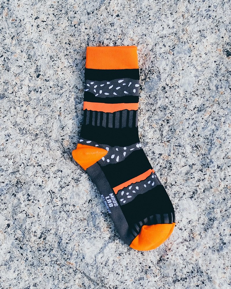 MOODLABBYLORRAINE | ORANGE TRIBE SOCKS - Socks - Cotton & Hemp Orange