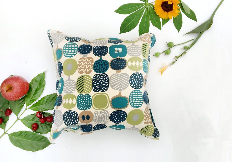 Tea fragrant pillow-Have fun in the garden //fruit of midsummer // - Pillows & Cushions - Cotton & Hemp 