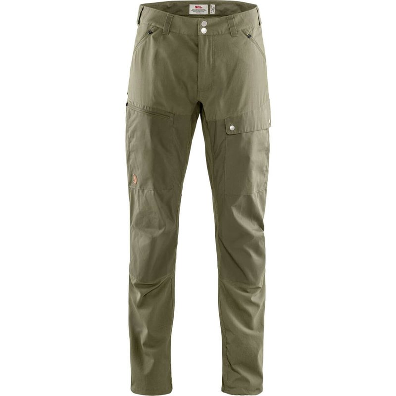 【Fjallraven】Abisko Midsummer Trousers 長褲 男 草原棕/淺橄 - 男運動褲/機能褲 - 其他材質 綠色
