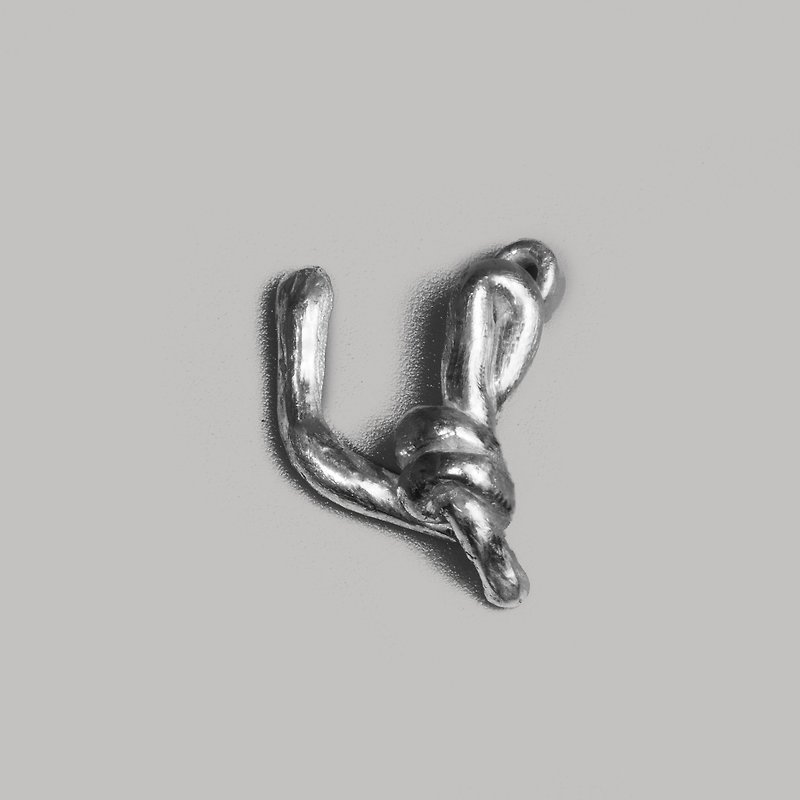 Knot Alphabet Pendant Silver 99.99 / U / - Other - Sterling Silver Silver
