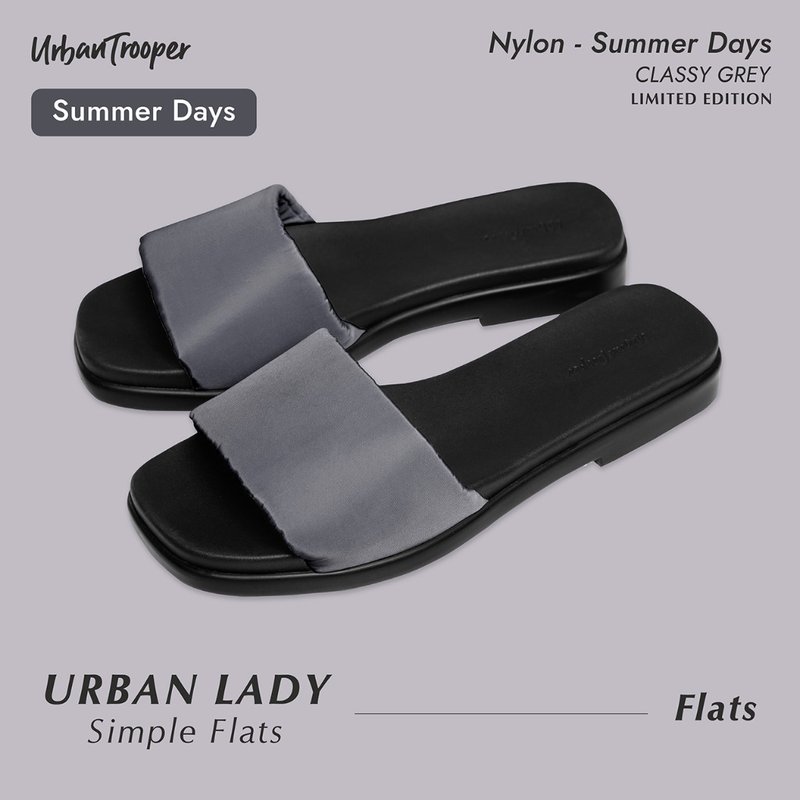 รองเท้า Urban Trooper รุ่น Urban Lady : Simple Flats - รองเท้าแตะ - ไนลอน 