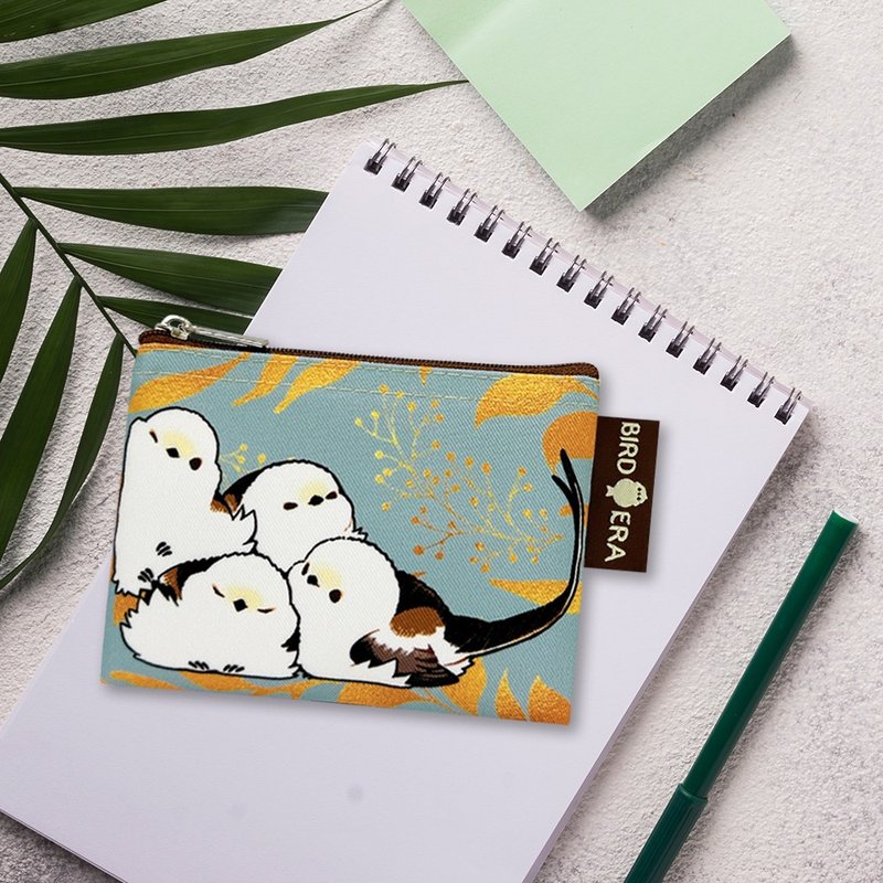 Sunny Bag x BIRD ERA鳥時代 零錢包-擠擠山雀 - 零錢包/小錢包 - 其他材質 藍色