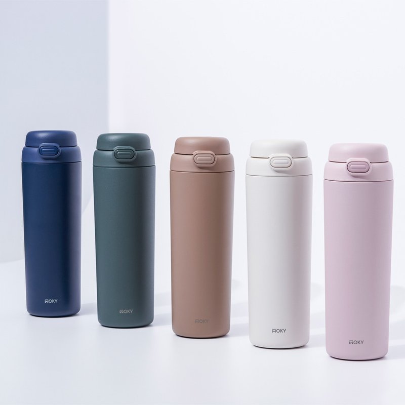 WOKY Wochu All-P light core titanium porcelain double drink thermos bottle 780ML (5 colors optional) - กระบอกน้ำร้อน - สแตนเลส หลากหลายสี