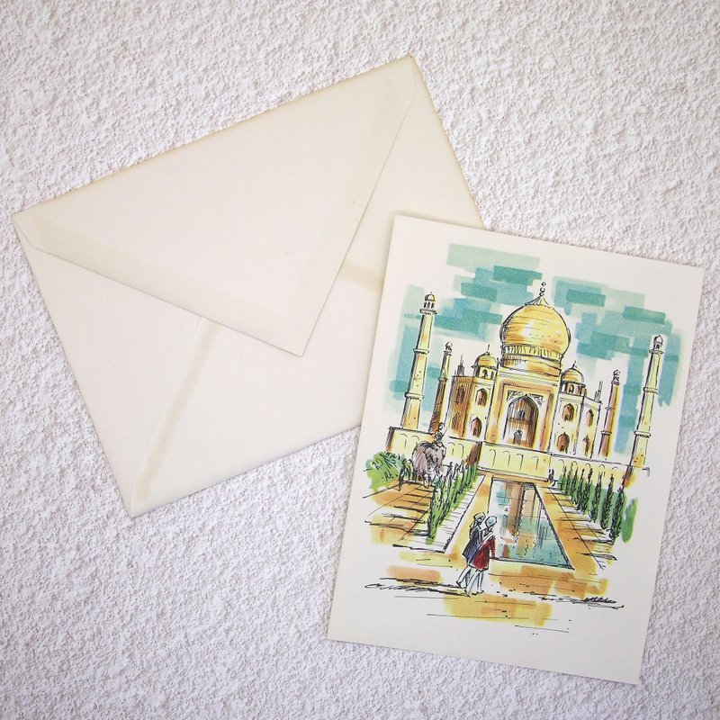 Vintage message card - Cards & Postcards - Paper Blue