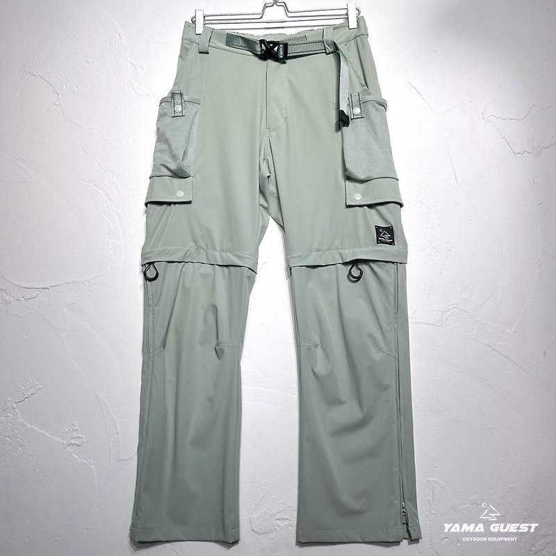 LP08 2-in-1 Outdoor Trousers (GRL) - Men's Pants - Waterproof Material Green