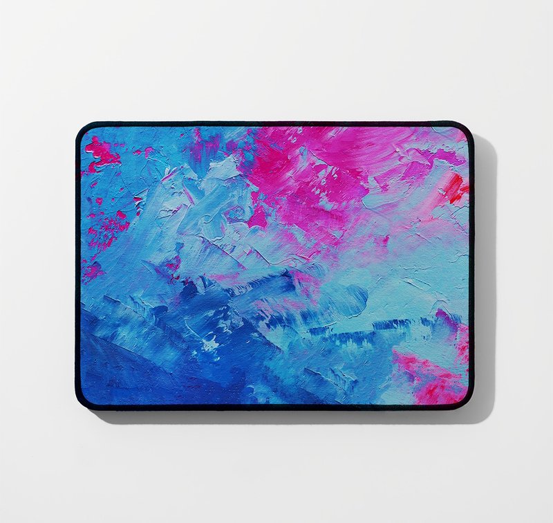 Textures -  Brush - Winter Fire WFH/office/customize present - Mouse Pads - Eco-Friendly Materials 