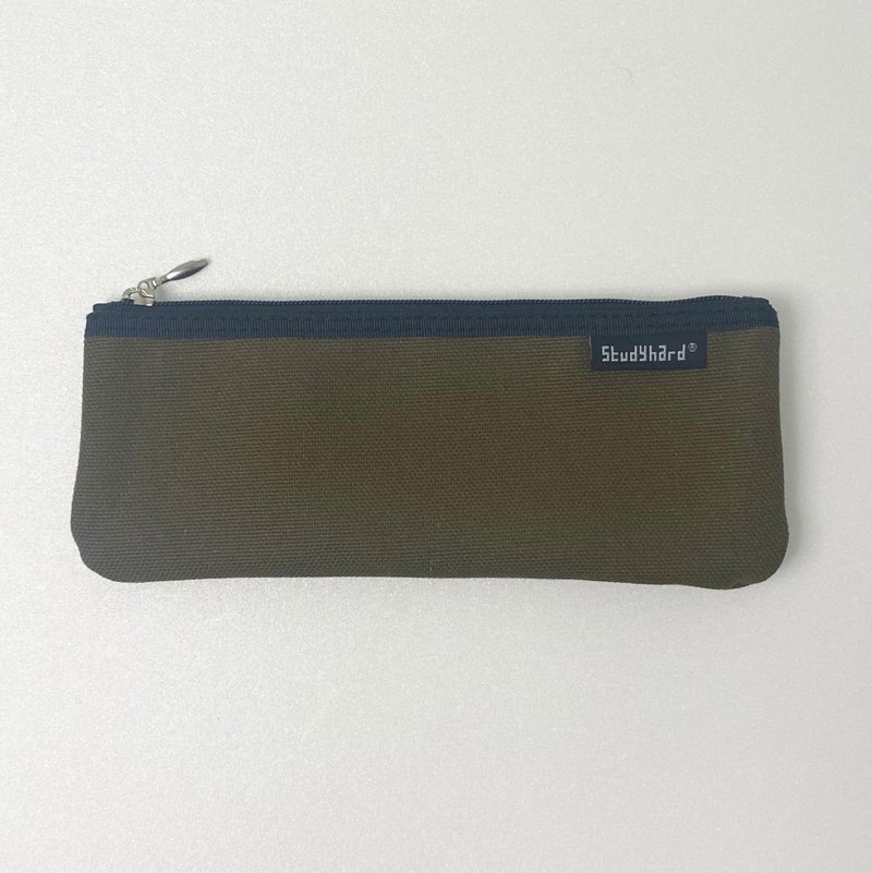 Flat Pencil Case - Pencil Cases - Cotton & Hemp Green