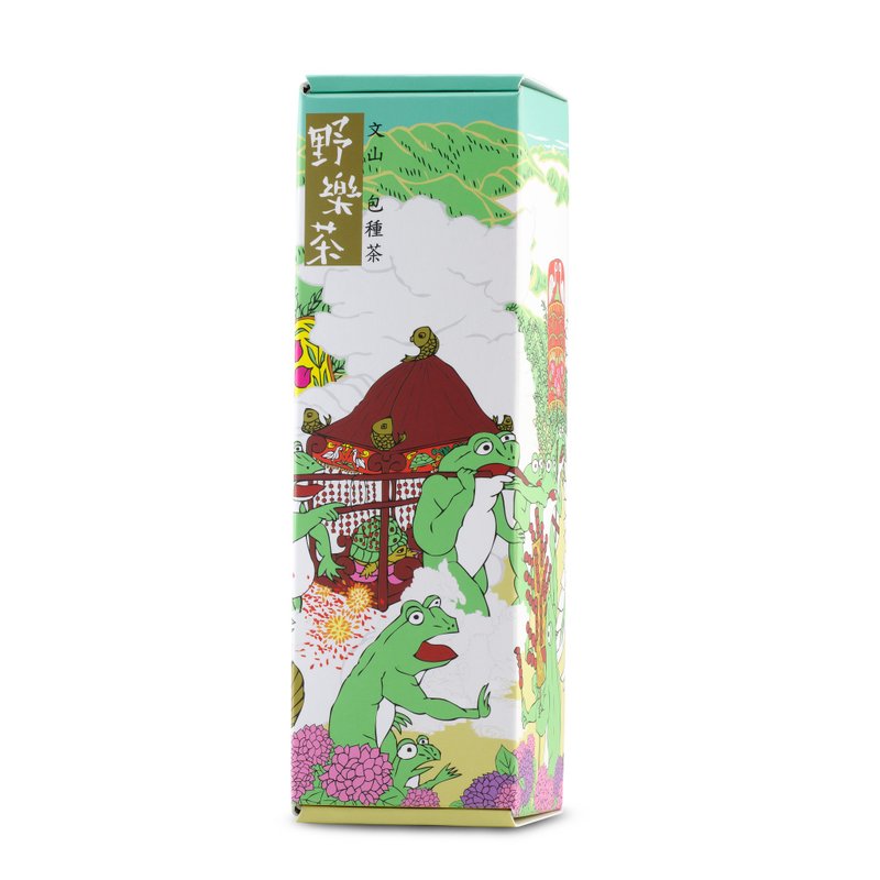 【野樂茶】太極茶包-文山包種茶禮盒(4入) 伴手禮 新北特色商品 - 茶葉/茶包/水果茶 - 棉．麻 綠色