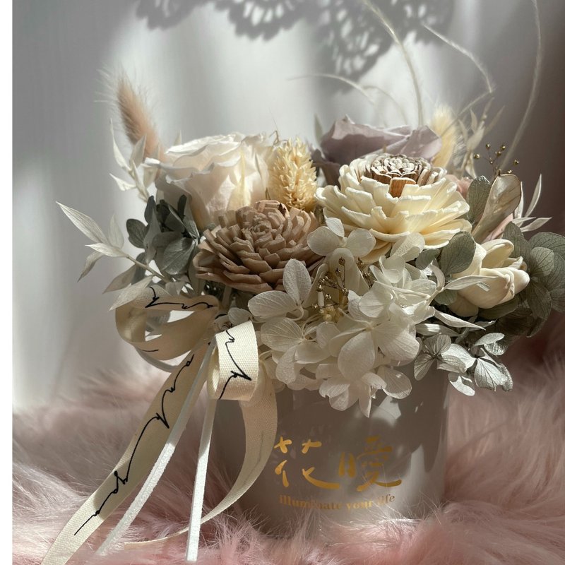 [Flower Warming] Immortal Flower Flower Ceremony (customizable colors) - Plants - Plants & Flowers Khaki