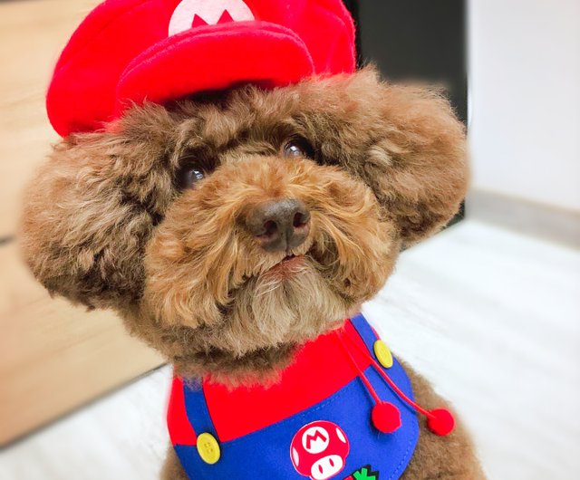 スーパーマリオ ネックレス コスプレ ペット スカーフ 猫 犬 犬の首