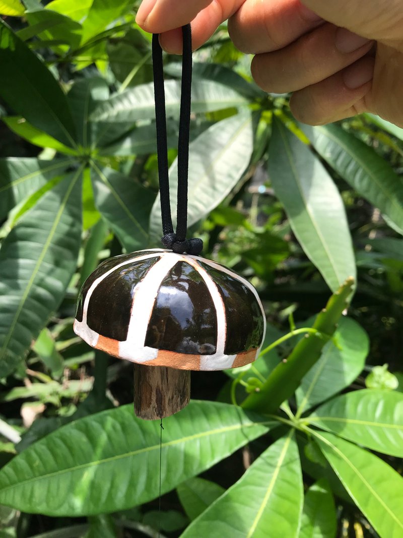 龍眼傘/日式風鈴 紀念 蘑菇 窗 店門口 歡迎光臨 - 擺飾/家飾品 - 陶 咖啡色
