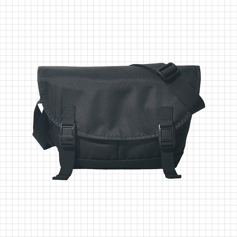 BJ2 portable messenger bag BJ2-1288-BK-S [Taiwan original bag brand] - กระเป๋าแมสเซนเจอร์ - ไนลอน สีดำ