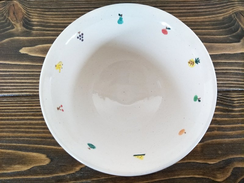 Painted Fruit Bowl - Plates & Trays - Porcelain 