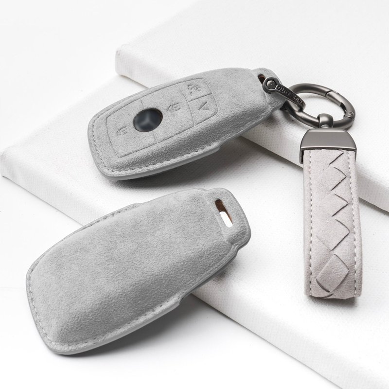 Benz A35 C300 W205 W213 CLA CLA45 CLS Benz key leather key bag - ที่ห้อยกุญแจ - หนังแท้ 