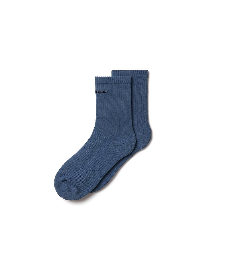 Party Blue - Essential casual socks - ถุงเท้า - ผ้าฝ้าย/ผ้าลินิน สีน้ำเงิน