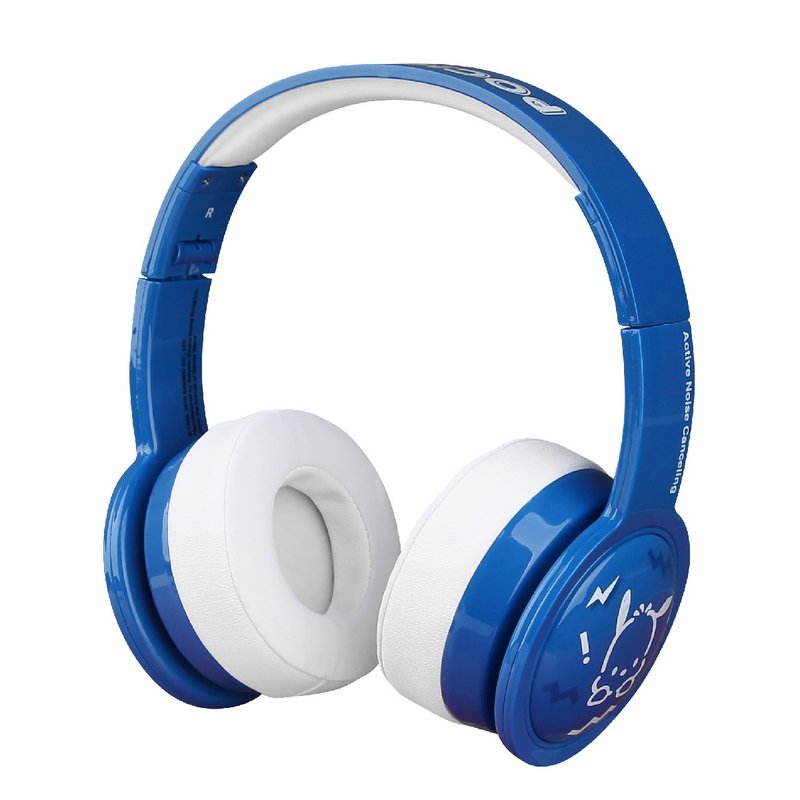 主動式抗噪兒童安全耳機備有線咪-Pochacco - 耳機/藍牙耳機 - 塑膠 藍色