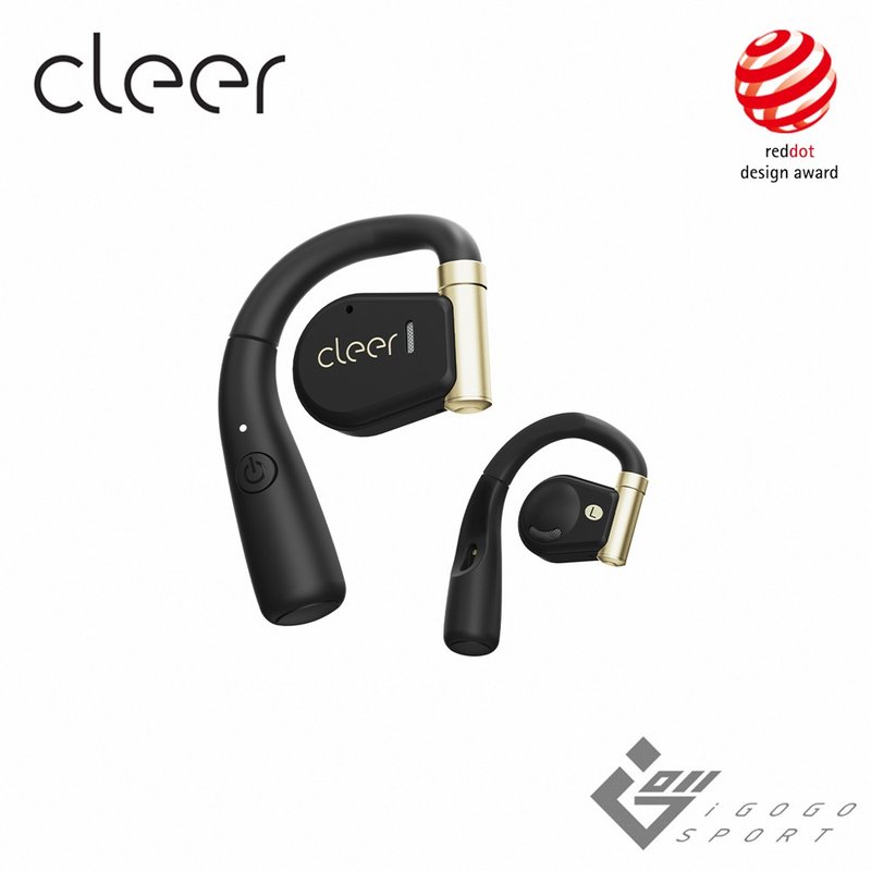 【Cleer】ARC Open True Wireless Bluetooth Headphones - Charging Box Version - Black Gold - หูฟัง - พลาสติก 