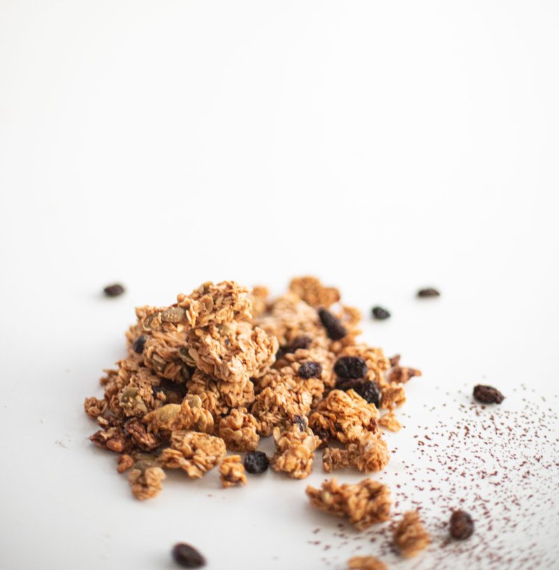 Roasted Grain GRANOLA 【Nut Oatmeal Crunchy Roasted Grain】 Xiaoxi Cangwu - Oatmeal/Cereal - Other Materials Brown