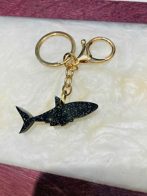 J COLOR Epoxy鯊魚鑰匙圈吊飾
