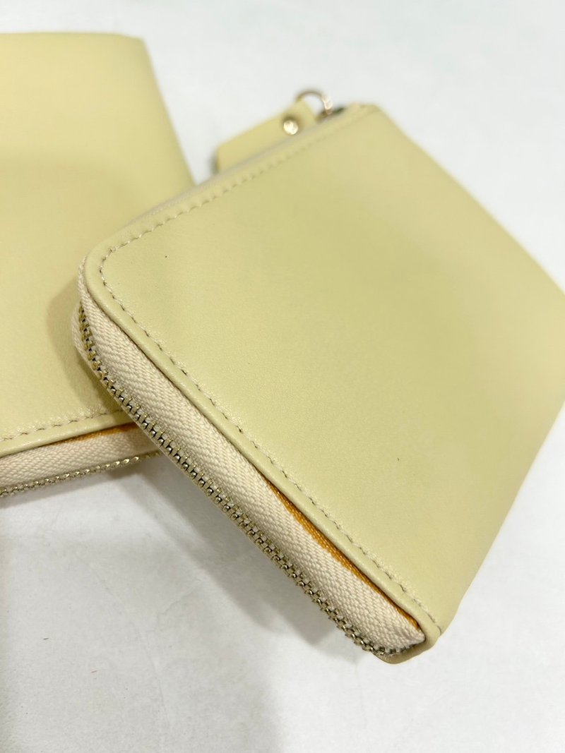 Hand-made gift pocket small wallet - Wallets - Waterproof Material Yellow