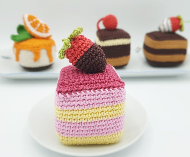 デジタル】甘いケーキのセット | 写真 甘いケーキのセット