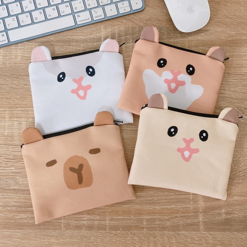 Capybara hamster shaped coin purse - กระเป๋าใส่เหรียญ - วัสดุอื่นๆ 