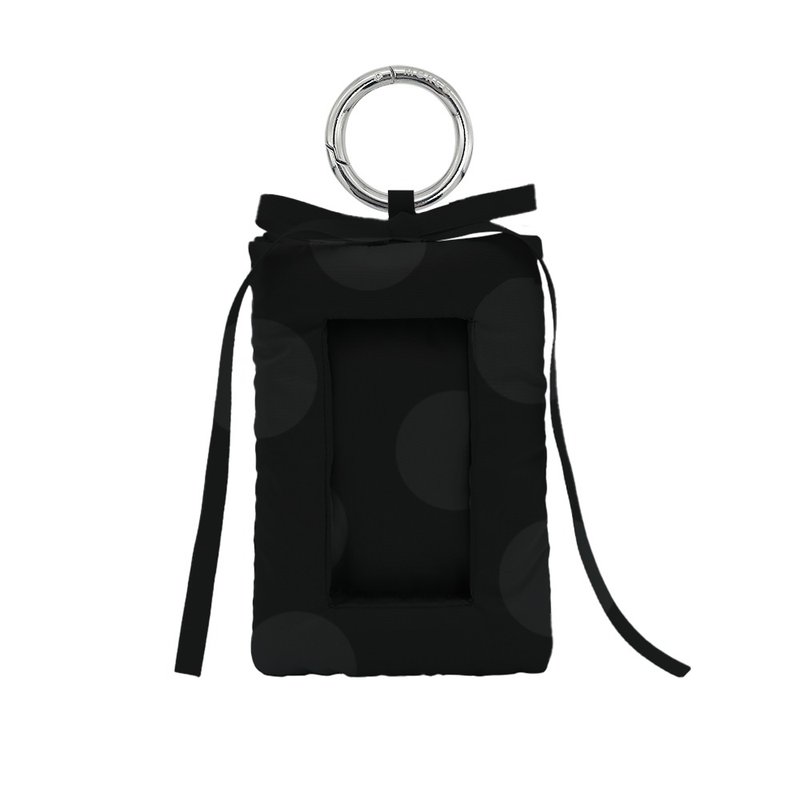 Moment keyring - Silent Dot - 鑰匙圈/鑰匙包 - 聚酯纖維 黑色
