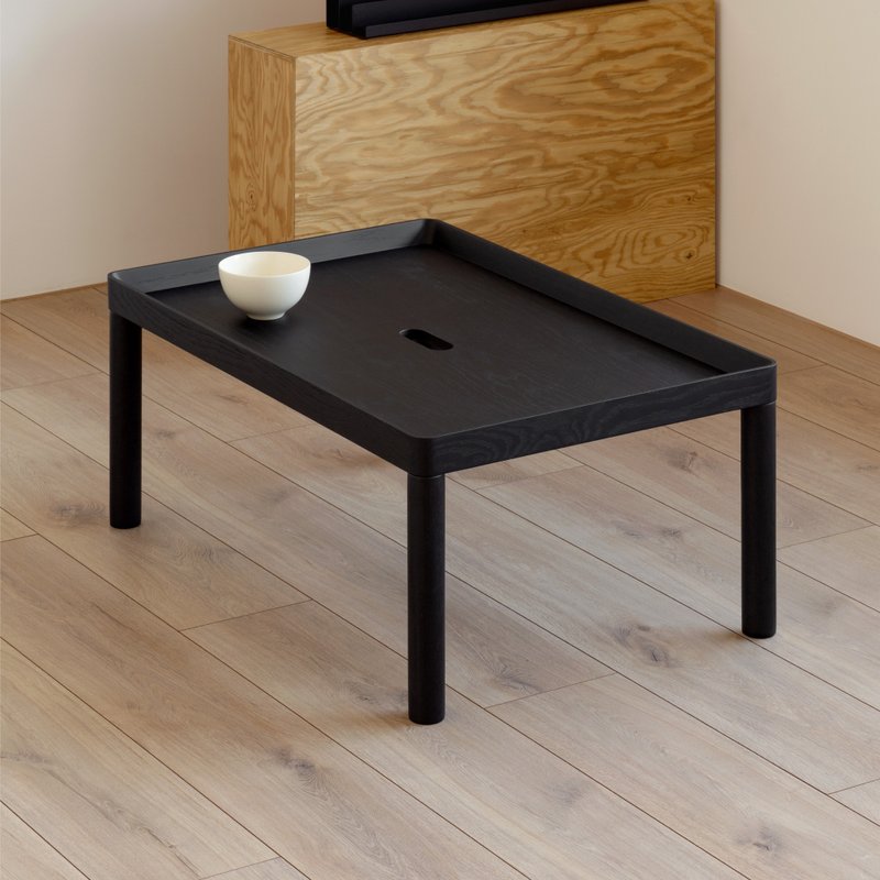 SISTER Table | Oak Coffee Table | Black - Dining Tables & Desks - Wood Black