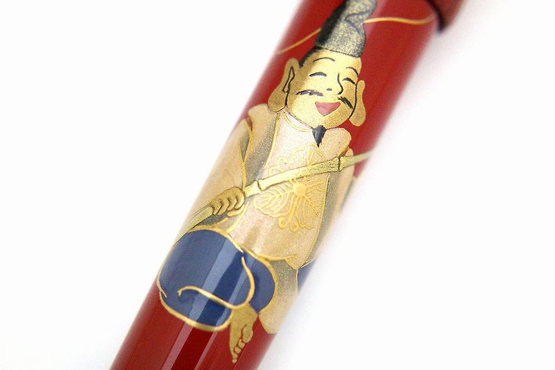 AGJ Original Maki-e Fountain pen &quot;Ebisu God&quot; Sailor King of Pen KOP # 68