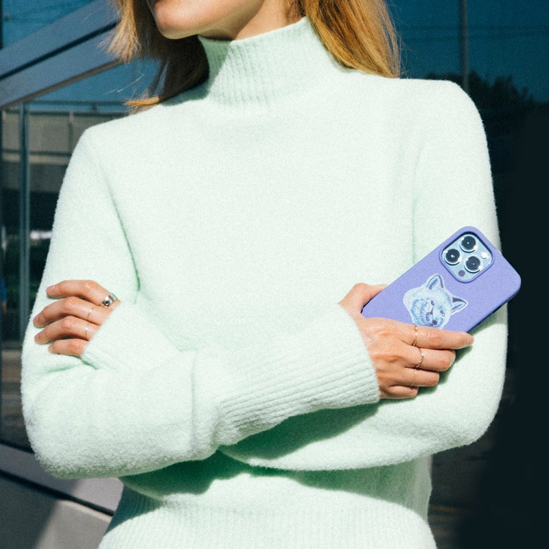 Native Union | Maison Kitsuné iPhone 13 聯名手機殼-普羅旺斯 - 手機配件 - 矽膠 紫色