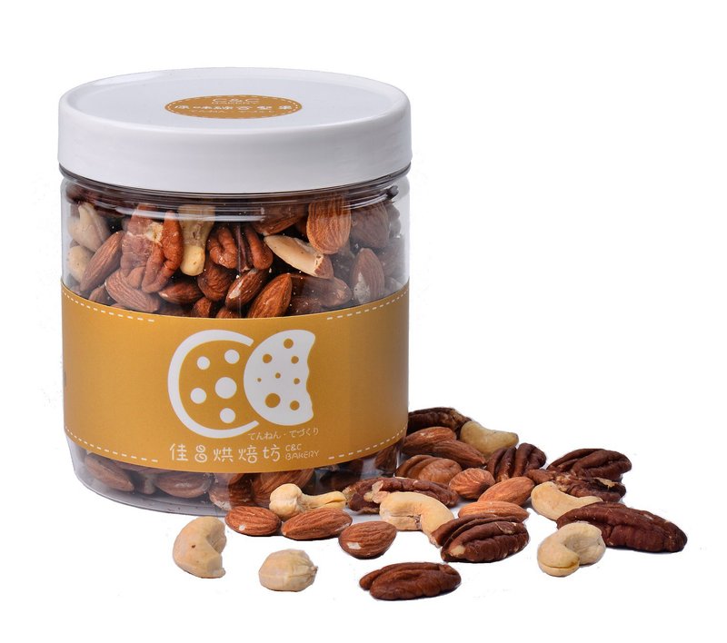 Unflavored mixed nuts 400g/can-Jiachang Bakery (1~6 cans combination) - Nuts - Other Materials Multicolor